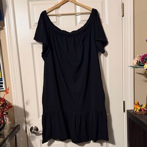 Lands' End Black Swim Cover Up